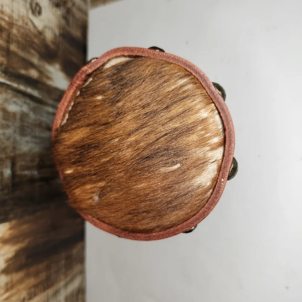 Vtg Leather Boot Cowhide Concho Western Beer Can Bottle Holder Koozie Set Pair - Picture 13 of 16